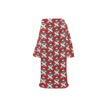 Load image into Gallery viewer, Blanket Robe with Sleeves for Kids