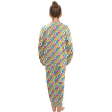 Load image into Gallery viewer, Big Girls' Crew Neck Long Pajama Set