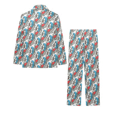 Load image into Gallery viewer, Big Girls' V-Neck Long Pajama Set
