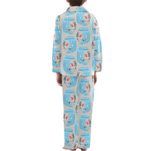 Load image into Gallery viewer, Big Boys' V-Neck Long Pajama Set