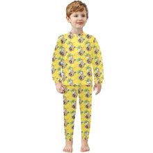 Load image into Gallery viewer, Little Boys' Crew Neck Long Pajama Set