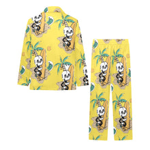 Load image into Gallery viewer, Big Girls' V-Neck Long Pajama Set