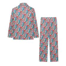 Load image into Gallery viewer, Big Girls' V-Neck Long Pajama Set