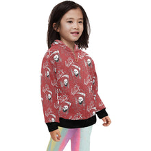 Load image into Gallery viewer, Little Girls' Zip Up Hoodie
