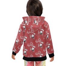 Load image into Gallery viewer, Little Girls' Zip Up Hoodie