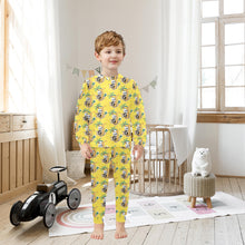 Load image into Gallery viewer, Little Boys' Crew Neck Long Pajama Set
