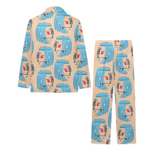 Load image into Gallery viewer, Big Boys' V-Neck Long Pajama Set
