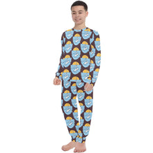 Load image into Gallery viewer, Big Boys' Crew Neck Long Pajama Set