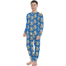 Load image into Gallery viewer, Big Boys' Crew Neck Long Pajama Set
