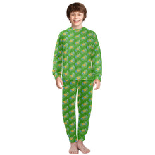 Load image into Gallery viewer, Big Boys' Crew Neck Long Pajama Set