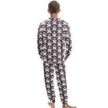 Load image into Gallery viewer, Big Boys' Crew Neck Long Pajama Set