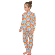 Load image into Gallery viewer, Big Girls' Crew Neck Long Pajama Set