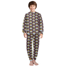 Load image into Gallery viewer, Big Boys' Crew Neck Long Pajama Set