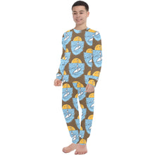 Load image into Gallery viewer, Big Boys' Crew Neck Long Pajama Set
