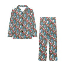 Load image into Gallery viewer, Big Boys' V-Neck Long Pajama Set