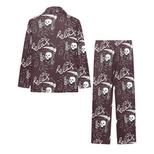 Load image into Gallery viewer, Big Girls' V-Neck Long Pajama Set