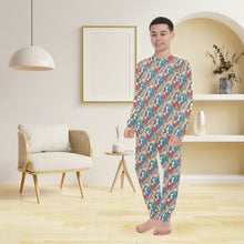 Load image into Gallery viewer, Big Boys' Crew Neck Long Pajama Set