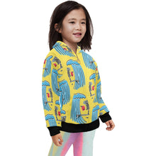 Load image into Gallery viewer, Little Girls' Zip Up Hoodie