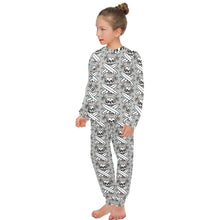 Load image into Gallery viewer, Big Girls' Crew Neck Long Pajama Set