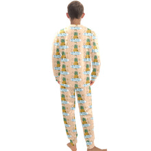 Load image into Gallery viewer, Big Boys' Crew Neck Long Pajama Set