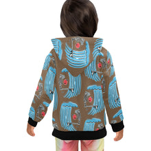 Load image into Gallery viewer, Little Girls' Zip Up Hoodie