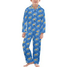 Load image into Gallery viewer, Big Boys' V-Neck Long Pajama Set