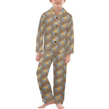 Load image into Gallery viewer, Big Boys' V-Neck Long Pajama Set