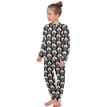 Load image into Gallery viewer, Big Girls' Crew Neck Long Pajama Set