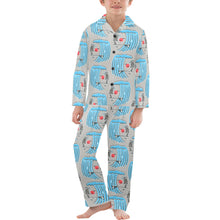 Load image into Gallery viewer, Big Boys' V-Neck Long Pajama Set