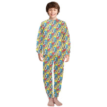 Load image into Gallery viewer, Big Boys' Crew Neck Long Pajama Set