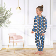 Load image into Gallery viewer, Big Girls' Crew Neck Long Pajama Set