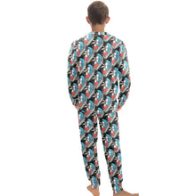 Load image into Gallery viewer, Big Boys' Crew Neck Long Pajama Set