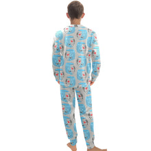 Load image into Gallery viewer, Big Boys' Crew Neck Long Pajama Set