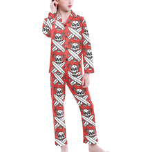 Load image into Gallery viewer, Big Girls' V-Neck Long Pajama Set