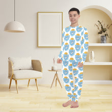 Load image into Gallery viewer, Big Boys' Crew Neck Long Pajama Set