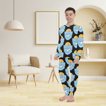 Load image into Gallery viewer, Big Boys' Crew Neck Long Pajama Set
