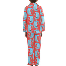 Load image into Gallery viewer, Big Boys' V-Neck Long Pajama Set