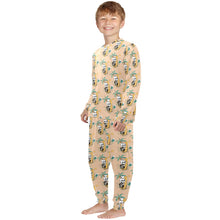 Load image into Gallery viewer, Little Boys' Crew Neck Long Pajama Set