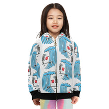 Load image into Gallery viewer, Little Girls' Zip Up Hoodie