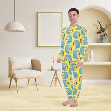 Load image into Gallery viewer, Big Boys' Crew Neck Long Pajama Set