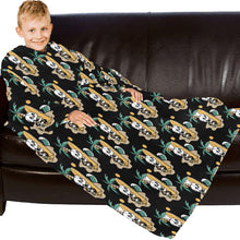 Load image into Gallery viewer, Blanket Robe with Sleeves for Kids