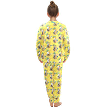 Load image into Gallery viewer, Big Girls' Crew Neck Long Pajama Set