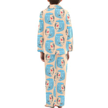 Load image into Gallery viewer, Big Boys' V-Neck Long Pajama Set