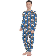 Load image into Gallery viewer, Big Boys' Crew Neck Long Pajama Set