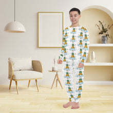Load image into Gallery viewer, Big Boys' Crew Neck Long Pajama Set