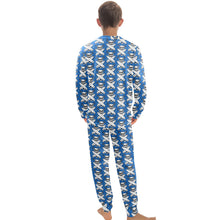 Load image into Gallery viewer, Big Boys' Crew Neck Long Pajama Set