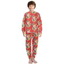 Load image into Gallery viewer, Big Boys' Crew Neck Long Pajama Set