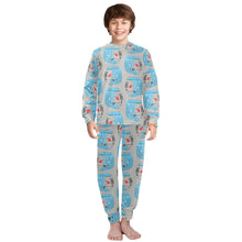 Load image into Gallery viewer, Big Boys' Crew Neck Long Pajama Set
