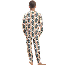 Load image into Gallery viewer, Big Boys' Crew Neck Long Pajama Set