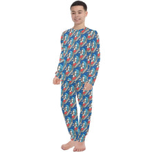 Load image into Gallery viewer, Big Boys' Crew Neck Long Pajama Set